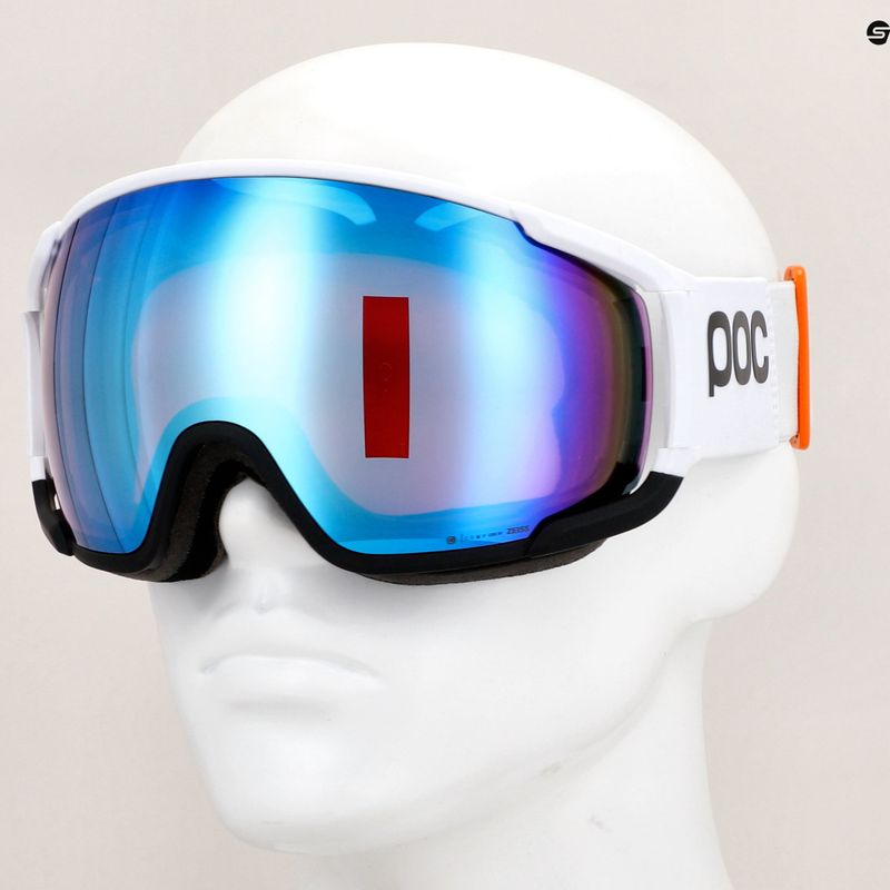 Ochelari de schi POC Zonula Race hydrogen white/black/partly blue 6