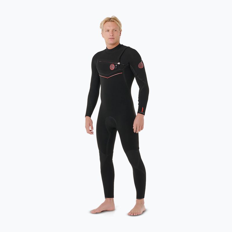 Costum de înot pentru bărbați Rip Curl F-Bomb Fusion 4/3 mm Chest Zip black 3