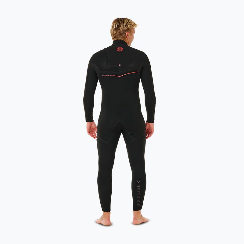 Costum de înot pentru bărbați Rip Curl F-Bomb Fusion 3/2 mm Chest Zip black 2