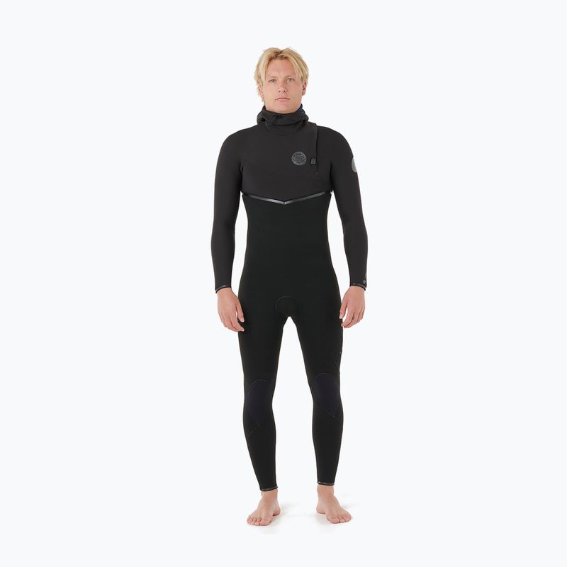 Costum de înot pentru bărbați Rip Curl E-Bomb Zf Hood 5/4 mm black 2
