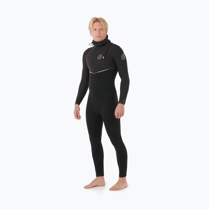 Costum de înot pentru bărbați Rip Curl E-Bomb Zf Hood 5/4 mm black 4