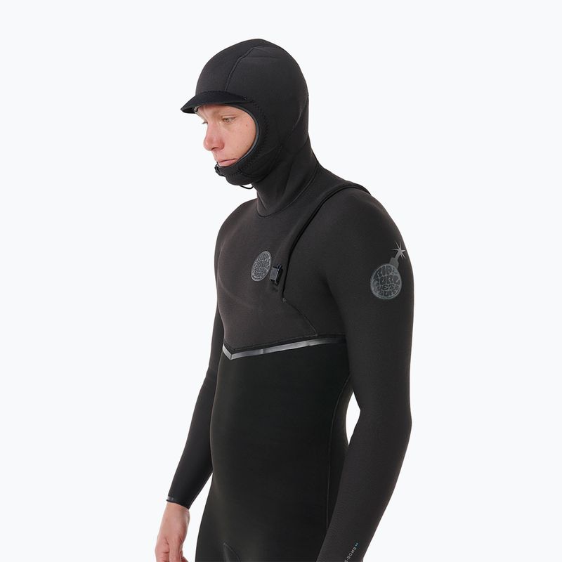 Costum de înot pentru bărbați Rip Curl E-Bomb Zf Hood 5/4 mm black 5