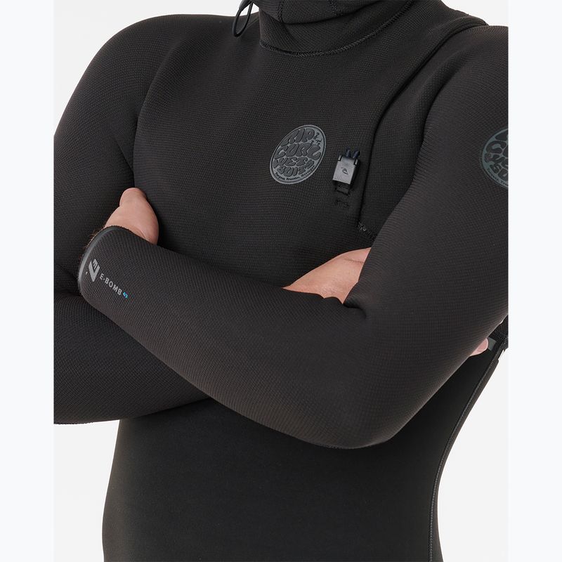 Costum de înot pentru bărbați Rip Curl E-Bomb Zf Hood 5/4 mm black 6