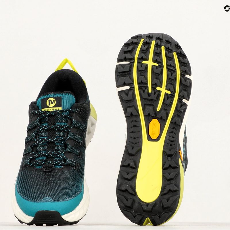 Încălțăminte de alergat pentru femei Merrell Agility Peak 4 GTX jade 9