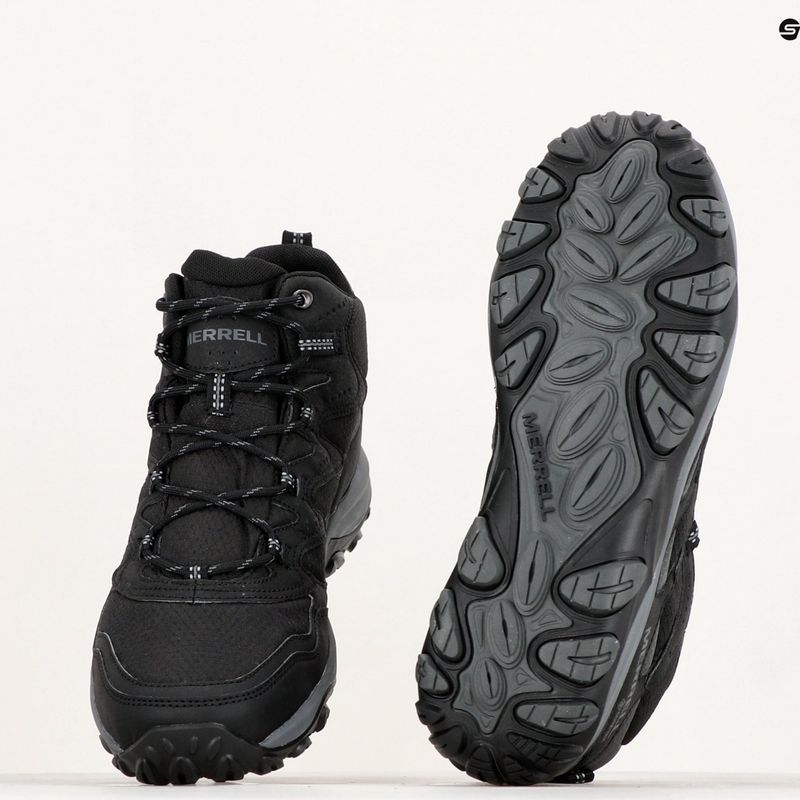 Încălțăminte de turism pentru bărbați Merrell West Rim Sport Mid GTX black 8