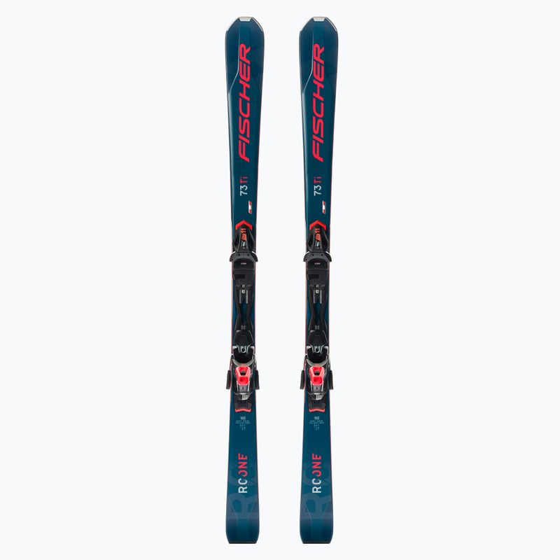 Schiuri de coborâre pentru bărbați Fischer RC ONE 73 AR + RS 11 PR, albastru, P09421