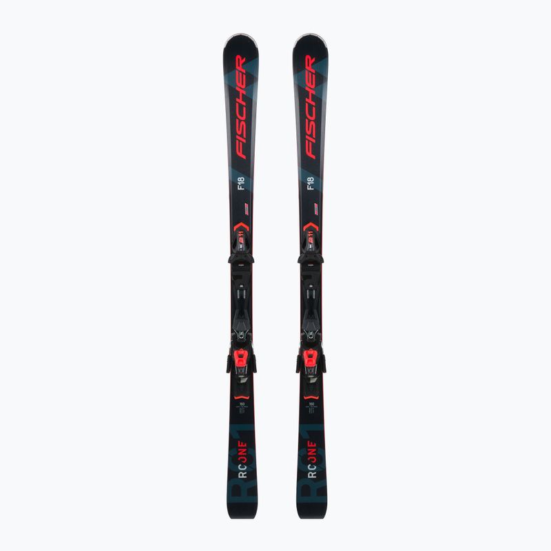 Schiuri de coborâre Fischer RC ONE F18 AR + RS 11 PR negre A32421 T40221
