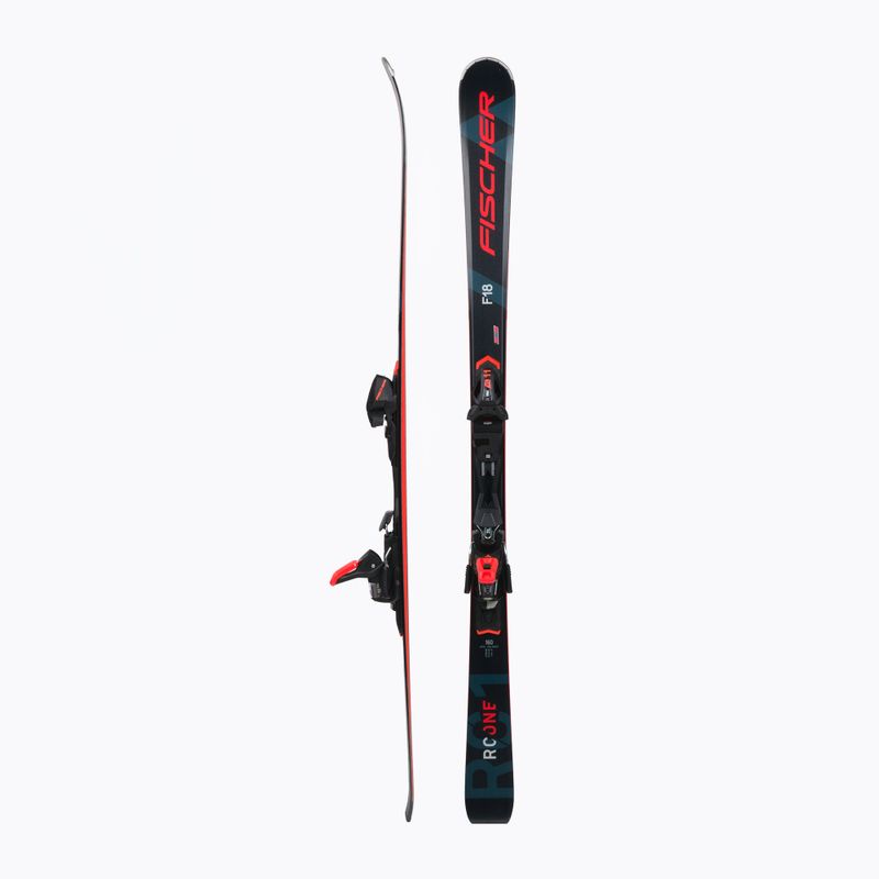 Schiuri de coborâre Fischer RC ONE F18 AR + RS 11 PR negre A32421 T40221 2