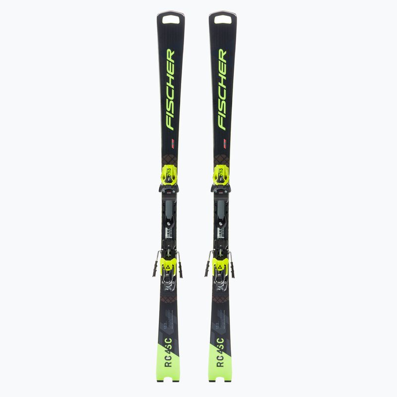 Schiuri de coborâre pentru bărbați Fischer RC4 WC SC PRO M/O + RC4 Z13 FF, verde, P06621