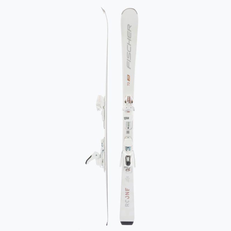 Schiuri de coborâre pentru femei Fisher RC ONE LITE 72 SLR + RS9 SLR, alb, P15221 2