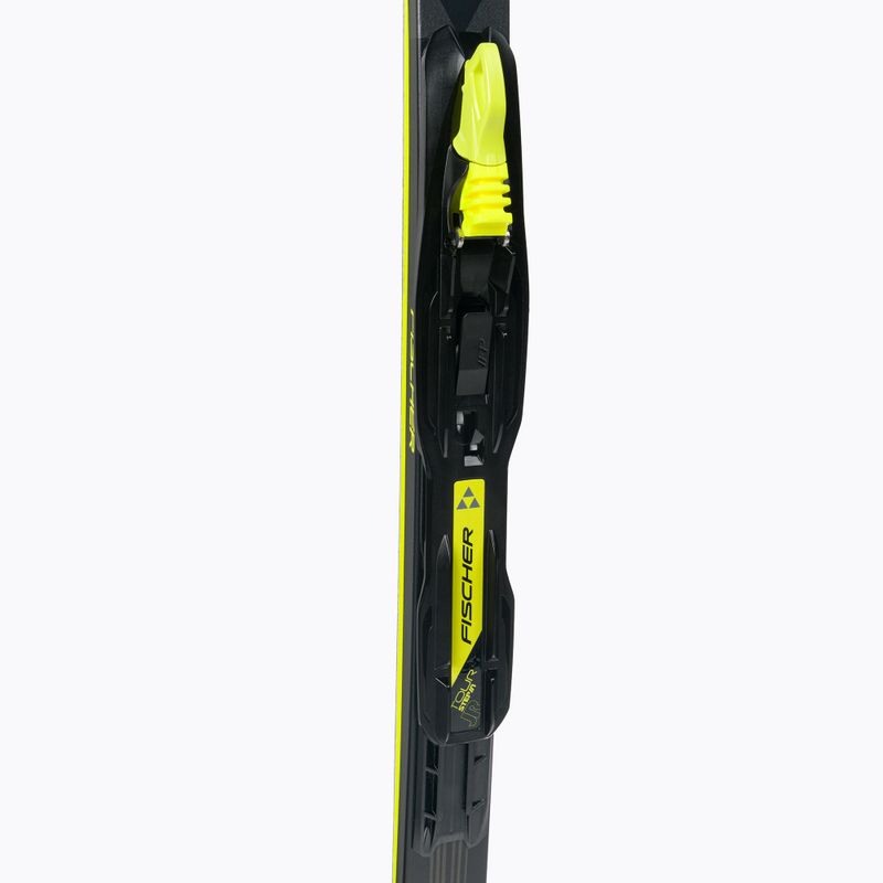 Fischer Sprint Crown + Tour Step-In schiuri de fond pentru copii negru și galben NP63019V 6