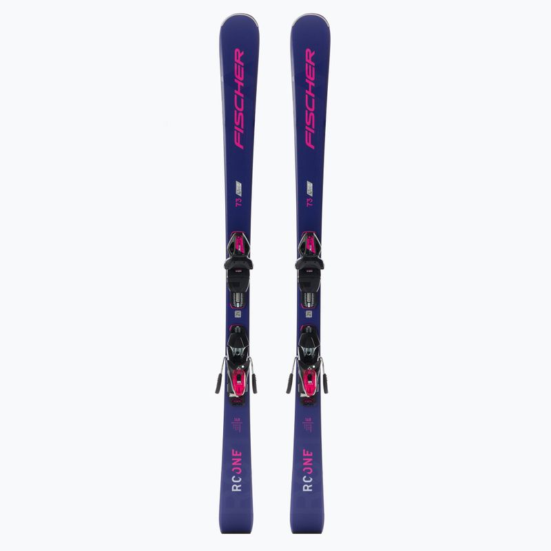 Schiuri de coborâre pentru femei Fischer RC ONE LITE 73 SLR + RS 9 SLR, albastru, P15521