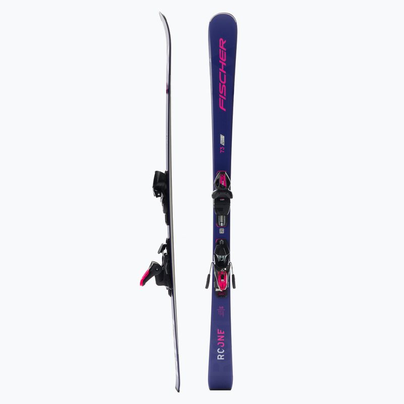 Schiuri de coborâre pentru femei Fischer RC ONE LITE 73 SLR + RS 9 SLR, albastru, P15521 2
