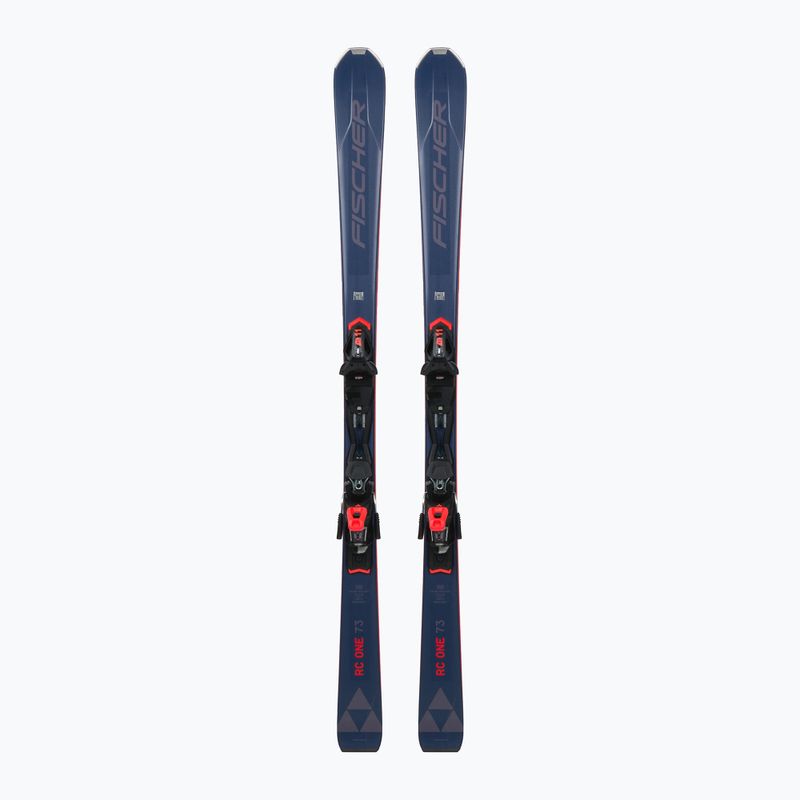 Schiuri de coborâre Fischer RC ONE 73 AR + RS 11 PR bleumarin A09422 T40221