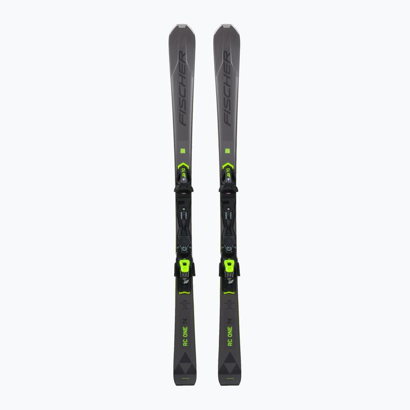 Schiuri de coborâre Fischer RC ONE 74 AR + RS 10 PR gri A09622 T40821