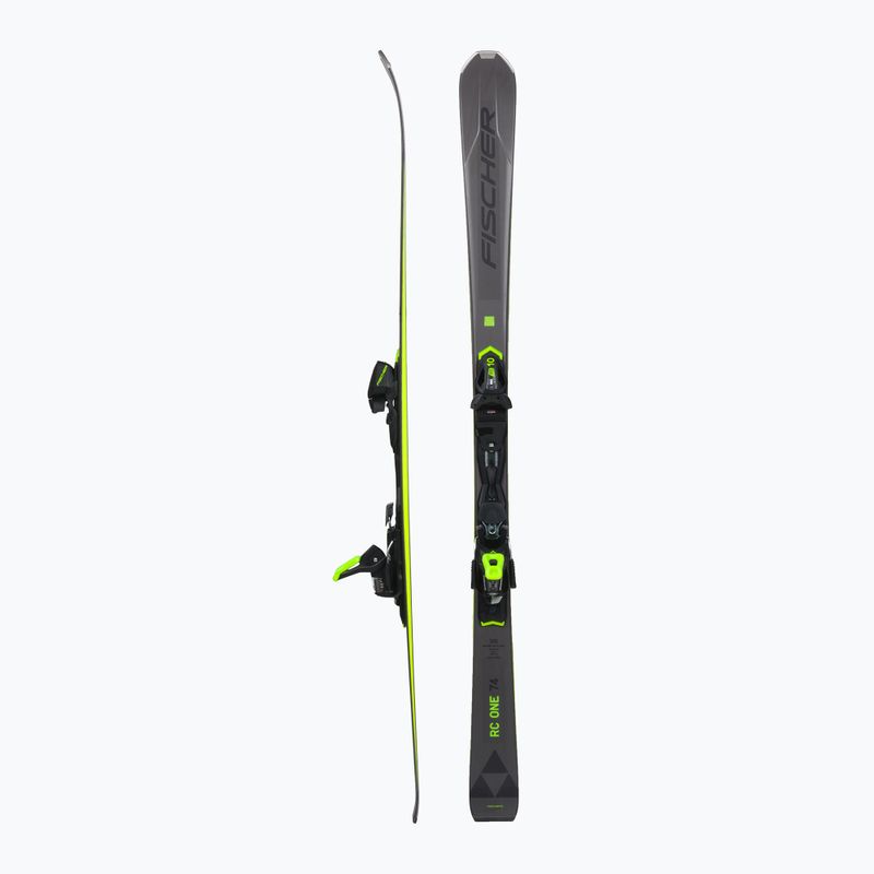 Schiuri de coborâre Fischer RC ONE 74 AR + RS 10 PR gri A09622 T40821 2