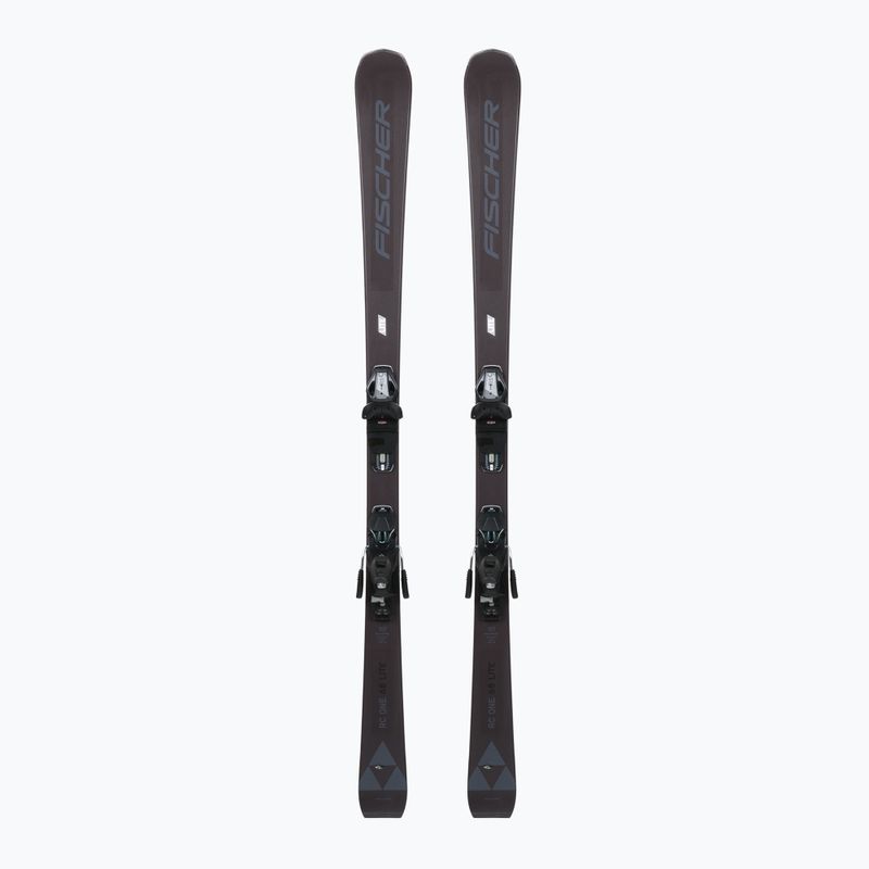 Schiuri de coborâre pentru femei Fischer RC ONE Lite 68 SLR + RS9 SLR negre A15022 T51121