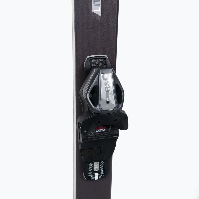 Schiuri de coborâre pentru femei Fischer RC ONE Lite 68 SLR + RS9 SLR negre A15022 T51121 6