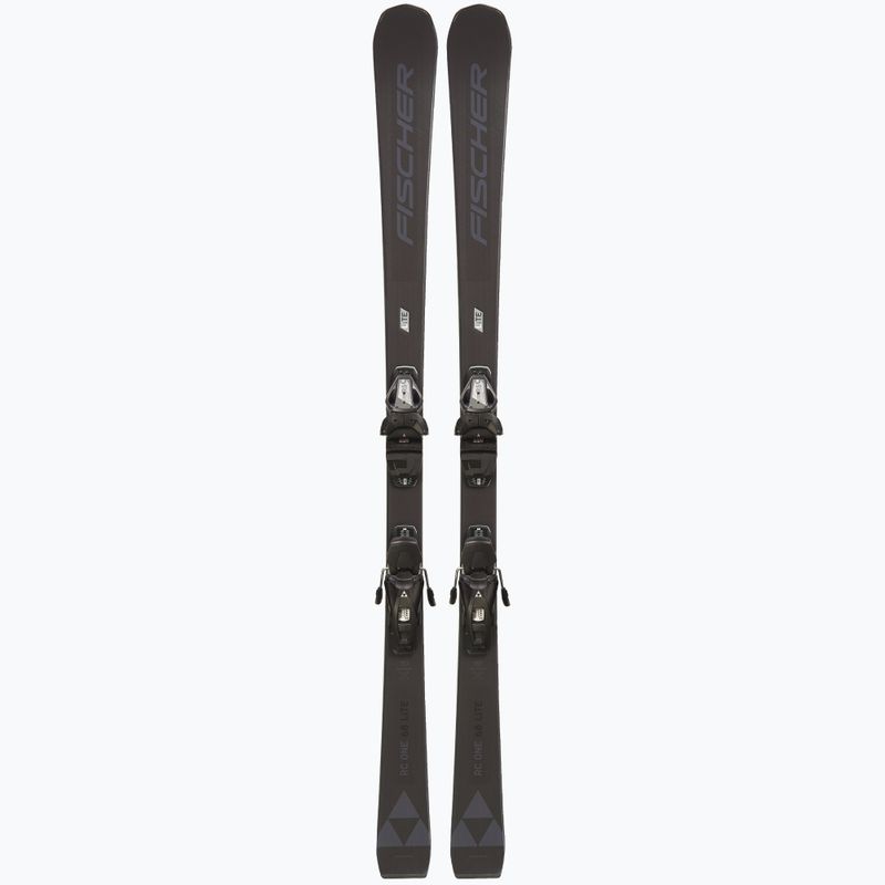 Schiuri de coborâre pentru femei Fischer RC ONE Lite 68 SLR + RS9 SLR negre A15022 T51121 10