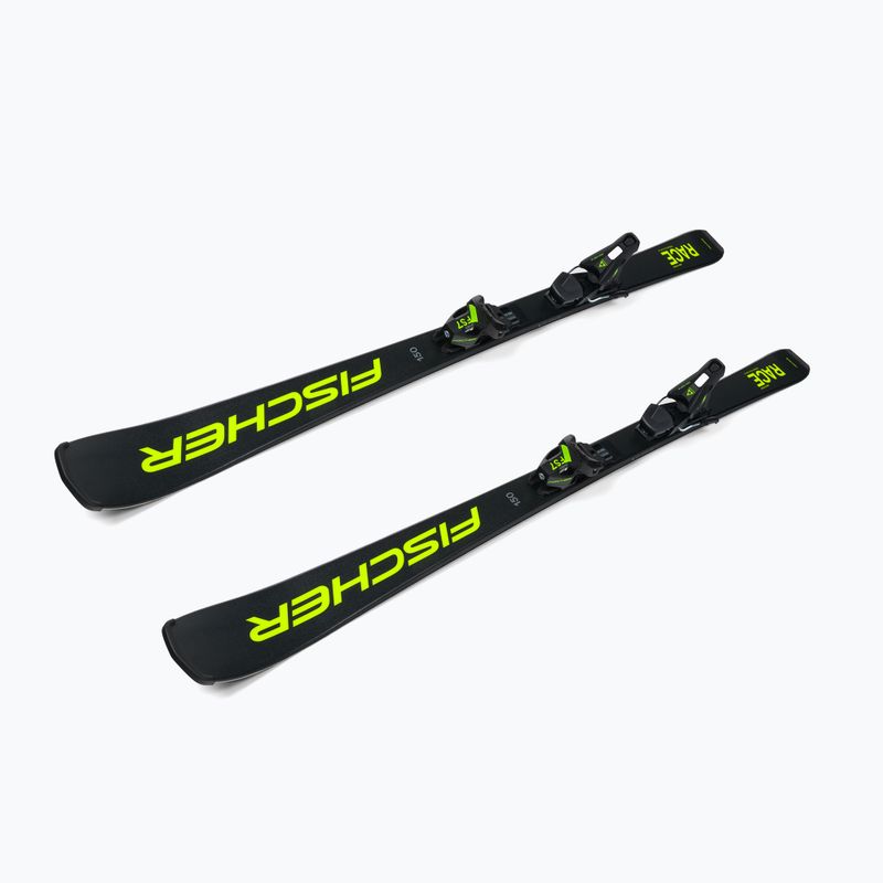 Schiuri de coborâre pentru copii Fischer RC4 Race Jr Jrs + FS7 CA Jrs negre A19522 T80222 4