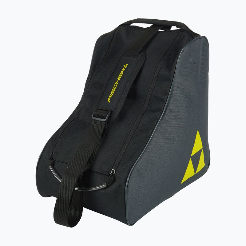 Geantă pentru ghete de schi Fischer Bootbag Nordic Eco 38 l black/grey/yellow 2