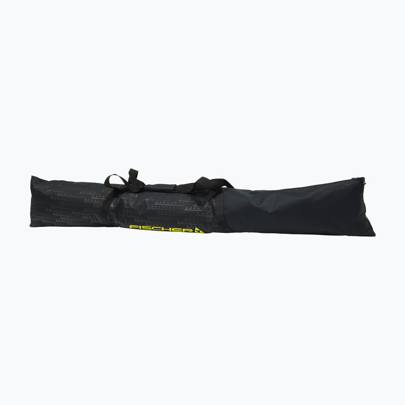 Husă pentru schiuri Fischer Skicase Eco XC 1 PAIR - 210 black/yellow
