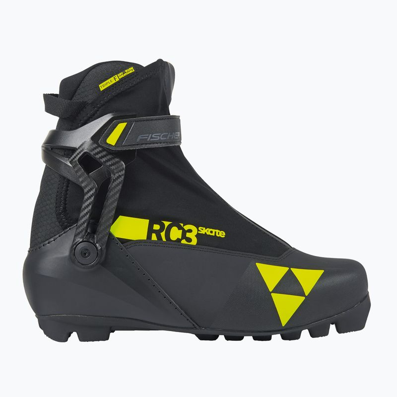 Ghete de schi fond Fischer RC3 Skate black/yellow 2