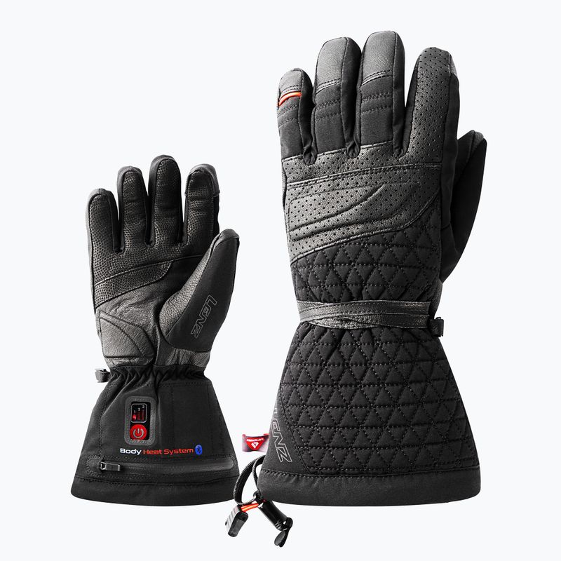 Mănuși de schi pentru femei Lenz Heat Glove 6.0 Finger Cap black 8