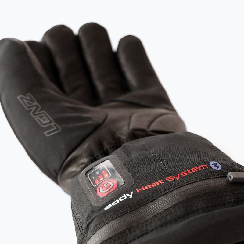 Mănuși de schi pentru femei Lenz Heat Glove 6.0 Finger Cap black 9