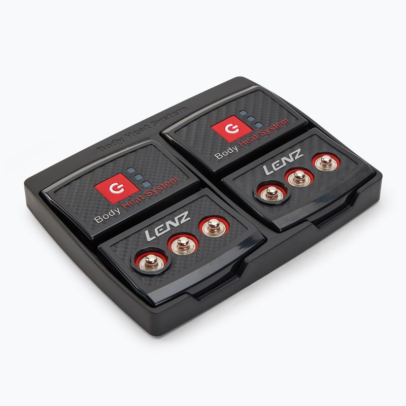 Baterii pentru șosete Lenz Heat Pack 2.0 (USB) 2 buc. black/ red