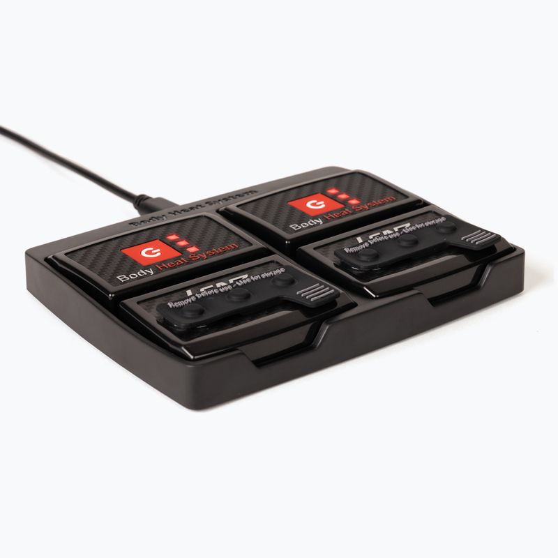Baterii pentru șosete Lenz Heat Pack 2.0 (USB) 2 buc. black/ red 9