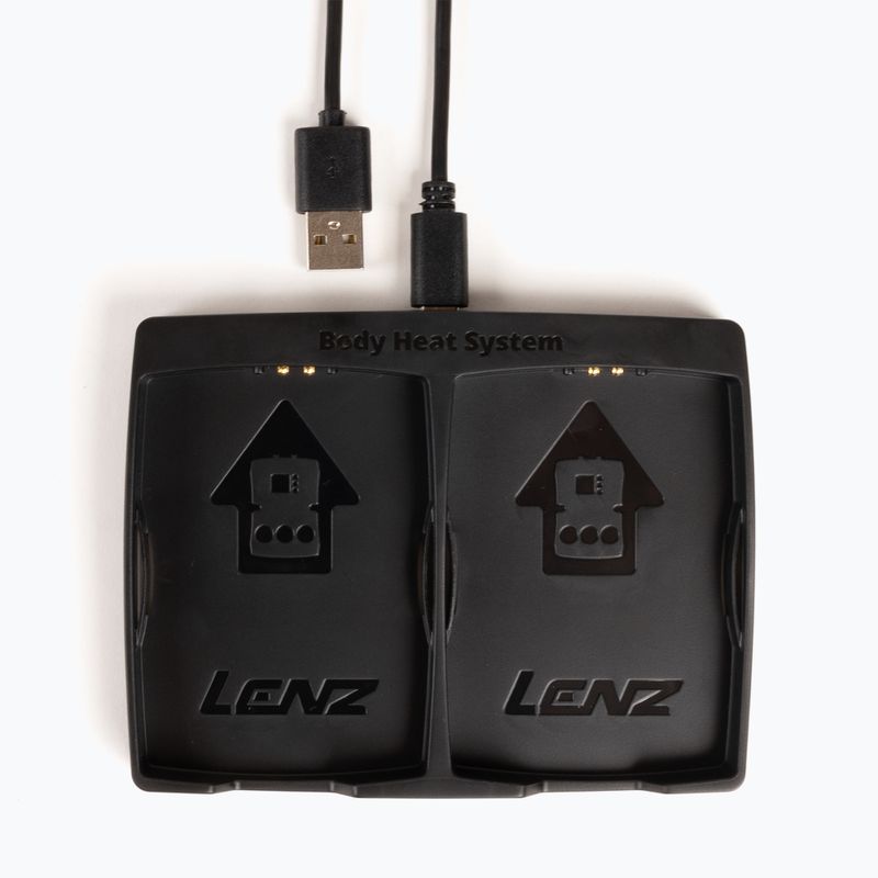 Baterii pentru șosete Lenz Heat Pack 2.0 (USB) 2 buc. black/ red 11