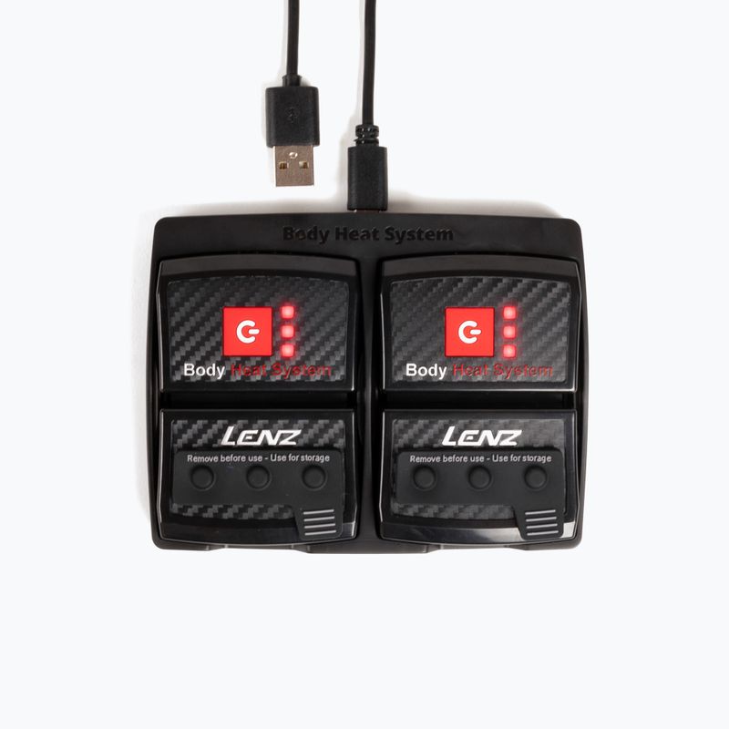 Baterii pentru șosete și mănuși Lenz Lithium Pack Rcb 1400 (USB) 2 buc. black 5