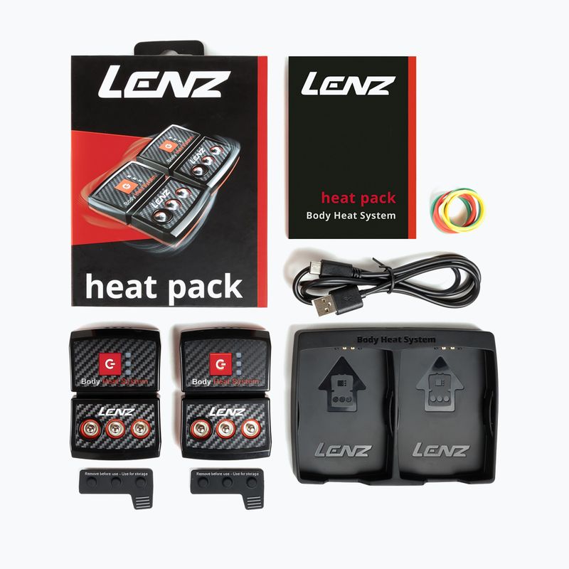 Șosete cu încălzire Lenz Set Of Heat Sock 4.1 + Lithium Pack RCB 1200 black 6