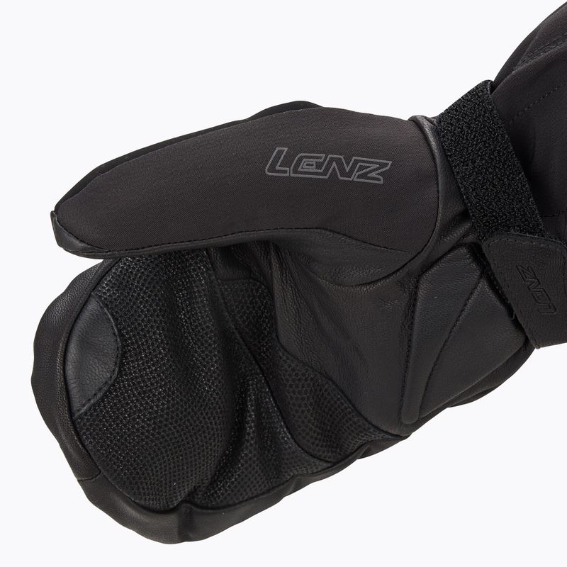 Mănuși de schi Lenz Heat Glove 6.0 Finger Cap Mittens black 5