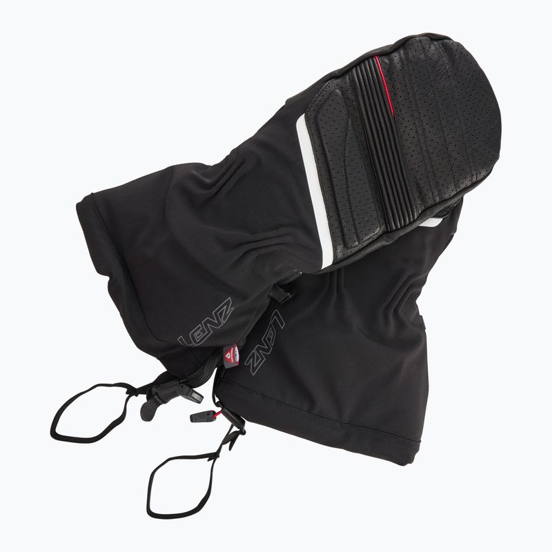 Mănuși de schi Lenz Heat Glove 6.0 Finger Cap Mittens black 7