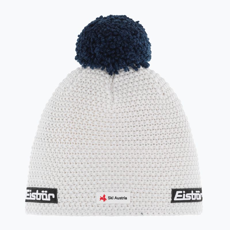 Căciulă de iarnă Eisbar Jamie Pompon Ska white/dark cobalt