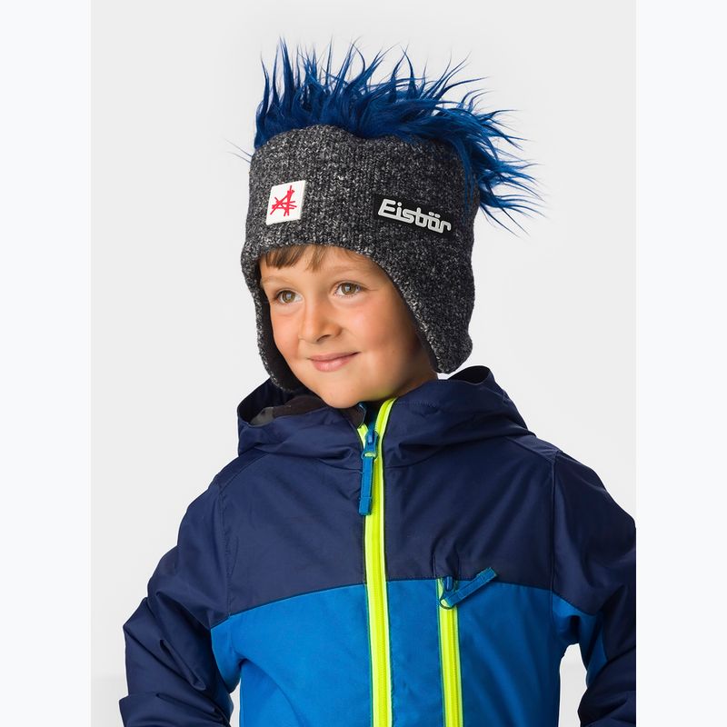 Căciulă de iarnă pentru copii Eisbar Penny SA grafit/blue 4