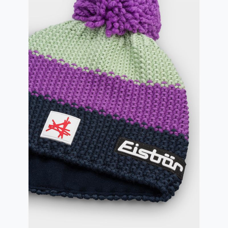 Căciulă de iarnă pentru copii Eisbar Stan Pompon SA purple 2