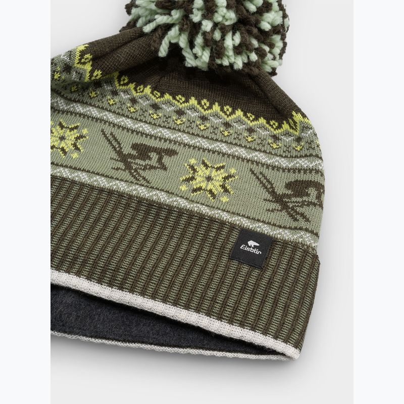Căciulă de iarnă Eisbar Retroski Pompon olive/khaki green 2
