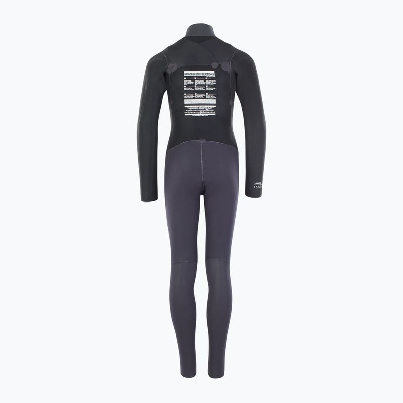 Costum de înot pentru copii ION Capture 5/4 Front Zip steel blue/red 4