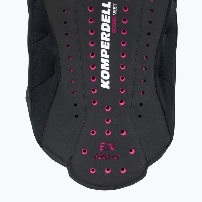 Komperdell Ballistic Vest JR protecție de schi pentru copii negru/roz 6321-209 6