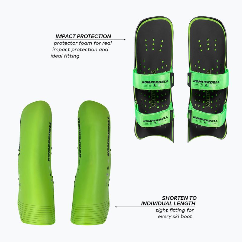 Apărători de tibie Komperdell Shinguards Profi World Cup green 3