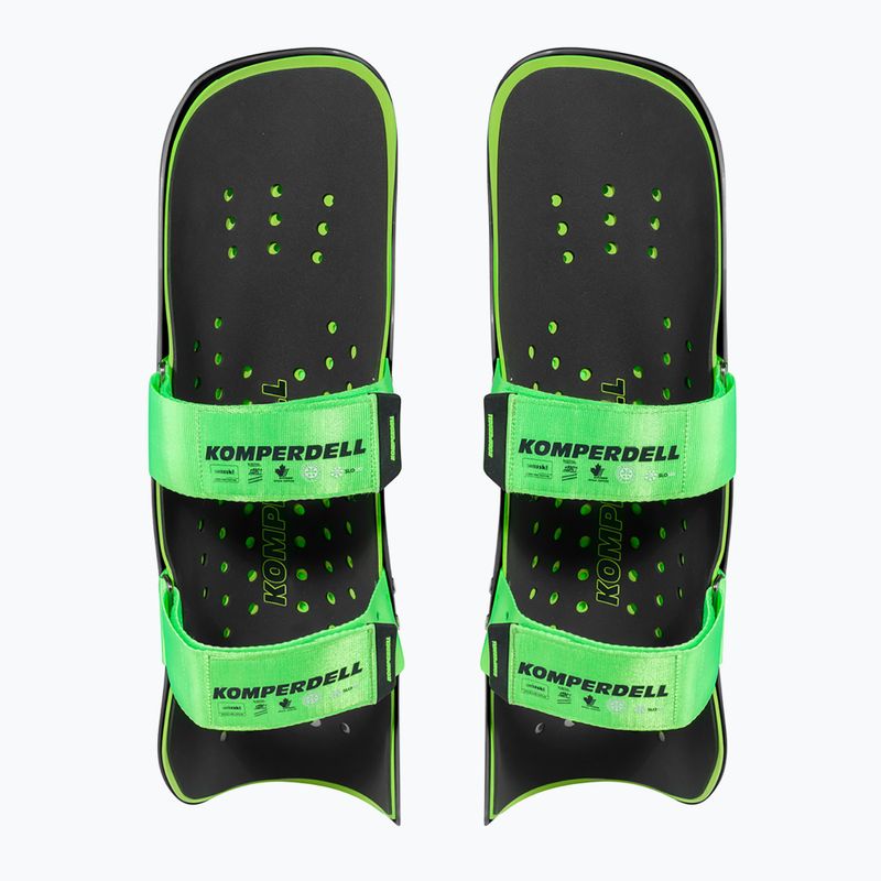 Apărători de tibie pentru copii Komperdell Shinguards Profi World Cup Jr green