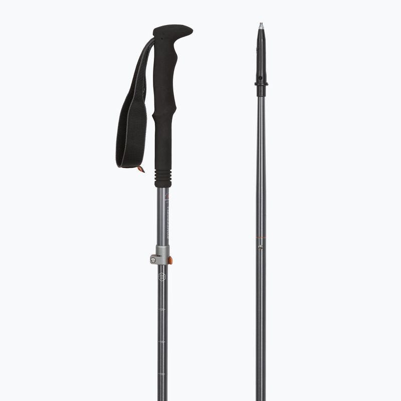 Bețe de trekking Komperdell FX Lite Ti Vario Compact silver/orange 3