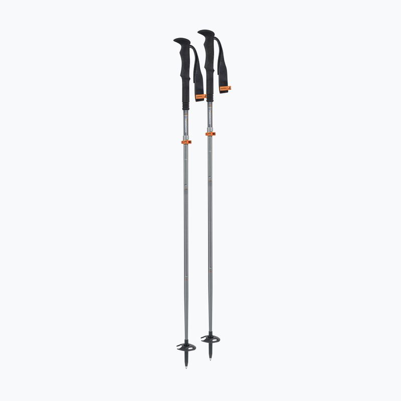 Bețe de trekking Komperdell FX Lite Ti Vario Compact silver/orange