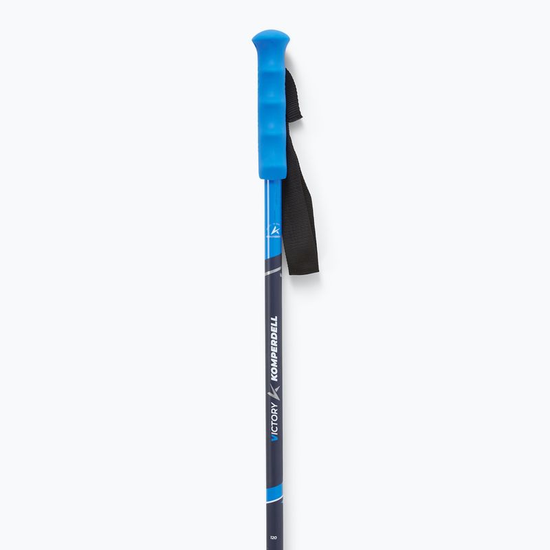Bețe de schi Komperdell Victory Ti dark blue/ cyan 2
