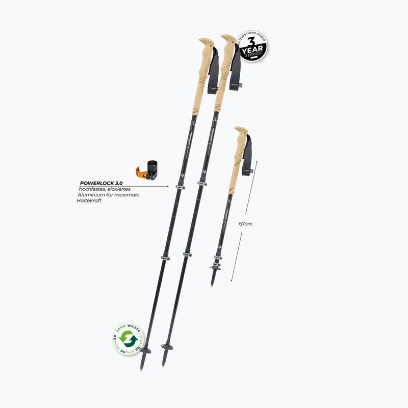 Bețe de trekking Komperdell Carbon Ultra Zero silver 2