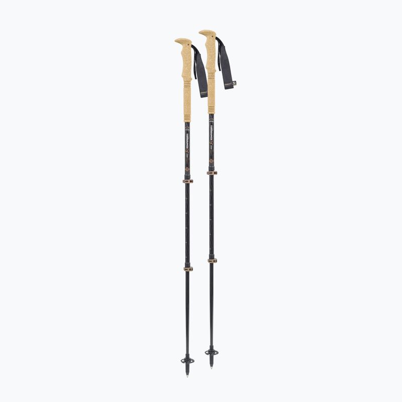 Bețe de trekking Komperdell Carbon Ultra Zero Compact brown