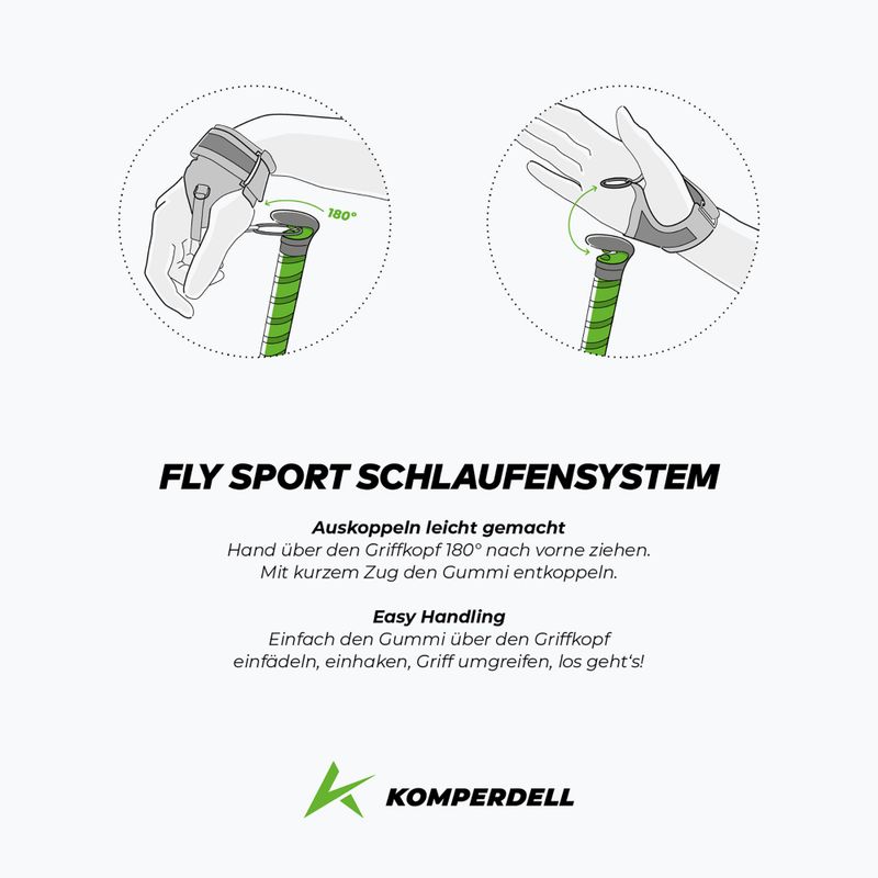 Bețe de alergare Komperdell FXP Composite Trail green 3